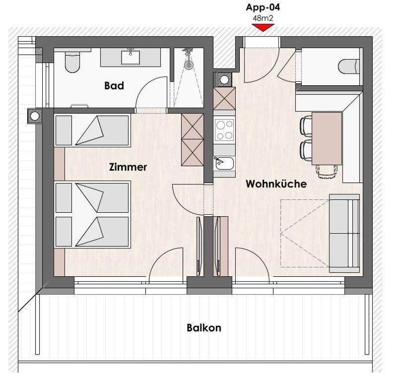 Apartament Kaiser Apart Walchsee Zewnętrze zdjęcie