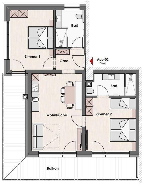 Apartament Kaiser Apart Walchsee Zewnętrze zdjęcie